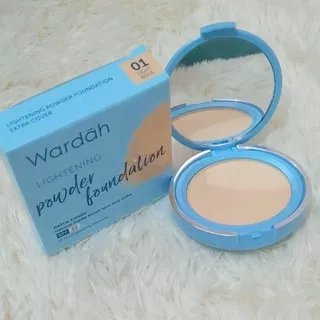 Wardah Lightening Powder Foundation Light Feel | Bedak Wardah TWC 12gr Refill | Refill bedak Padat Wardah