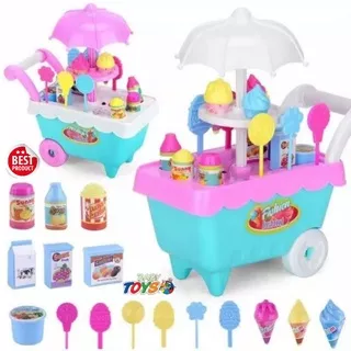 PROMO Mainan Dorongan Gerobak Es Krim | Stroller My Little Pony Ice Cream Sweet Shop Deluxe