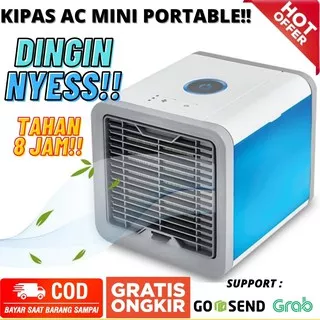 Kipas AC Mini Dengan ES Batu / Kipas Angin Mini Cooler / Kipas AC Mini Portable Air Conditioner 8W