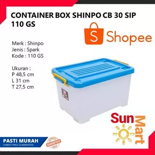 SHINPO CONTAINER BOX 30 LITER SHINPO SPARK SIP 110 PL CB 30 PLASTIK Container