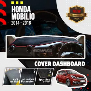 Cover Dashboard Honda Mobilio 2014/2016 Brio BRV City Civic CRV Freed HRV Jazz Stream Alas Dasbor