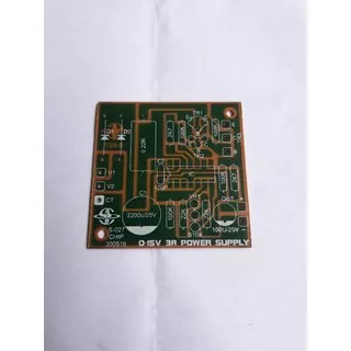 PCB Power supply Stabilized 3A 0-15V 027