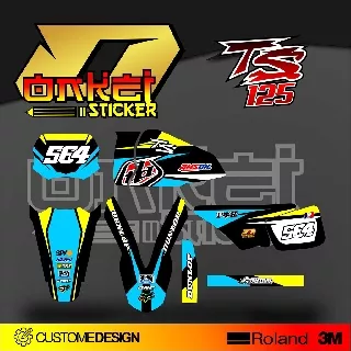 DECAL STICKER TS 125 TLD