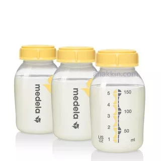 Medela Breastmilk Bottles with Imprint 150 ml (3 Pcs) botol asi medela botol susu medela botol anak