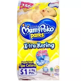 PAMPERS MERRIES / MAMY POKO PANTS POPOK BAYI S/M/L/XL RENTENG (1 RENCENG ISI 6 PCS)