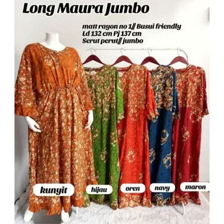 Daster Maura Long Jumbo Daster Summer by LF Lady Fashion