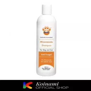 SHAMPO MICONAZOLE 200ml orange / SHAMPO KUTU kucing anjing / SHAMPO JAMUR / raid all