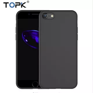 TOPK Black Edition Soft Case Silicone TPU Silikon iPhone 5/5s/5SE/6/6s/6 plus /7/7 Plus/8/8 Plus