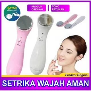 Alat Setrika Wajah Ion Face Massager Skin Care Facial Treatment Strika Wajah Muka Ion Pengencang Anti kerut Anti Penuaan Peremajaan Anti keriput Alat Terapi Strika Wajah Muka Ion Alat Kecantikan Seterika Setrika Strika Wajah Muka Ori Otomatis