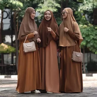 GAMIS HARI Gamis Syar`i By Hijab Alila dress Polos bahan wolfis nyaman