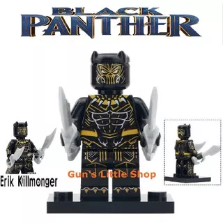 Brick non lego - Black Panther Killmonger Shuri Chaka tanpa dus