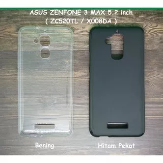 Softcase Asus Zenfone 3 Max ZC520TL ( X008DA )( 5.2 inch ) - Casing Soft Jelly TPU Case