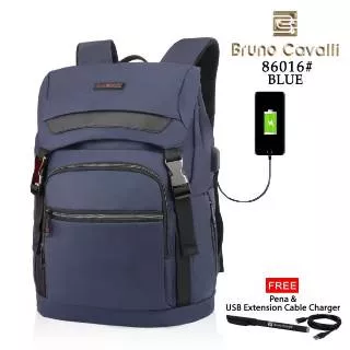 [ORIGINAL] NEW EDITION Ransel Bruno Cavalli kode 86016 - Tas Ransel - Ransel laptop - Ransel Pria