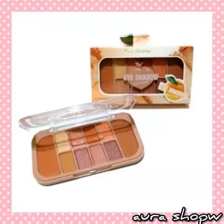 (COD) EYESHADOW PALETTE PEACH KISS BEAUTY EYE SHADOW BLUSHER 2IN1 ORIGINAL / EYE SHADOW AVOCADO