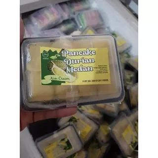 Pancake Durian Mika Non Cream isi 8 Asli Full Daging Durian Medan