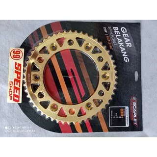 gir belakang sprocket scarlet mxseries crf 150 l ukr 45T-46T-47T-48T-49T-50T-51T-52T-53T-54T-55T-56T