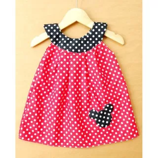 Mickey Mouse Dress (Baju Dress Anak Perempuan)