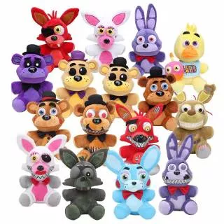 Boneka bonnie foxy chica nightmare five nights at freddy gator foxy bonnie FNAF