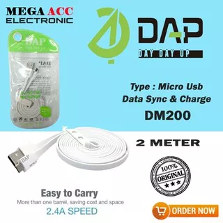 Cable Pro Micro Usb DAP 2 Meter - Data Sync & Charge