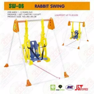 Ching Ching SW06 Ayunan Rabbit Swing Mainan Anak SNI Kelinci SNI
