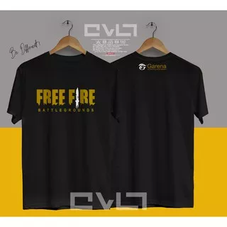 Kaos / Baju Game Free Fire Battlegrounds Garena Logo V.1 Terbaru Kaos Game Gaming Keren Murah