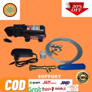 Paket Mesin Doorsmeer Mini Dinamo DC Sparayer Jet Cleaner Steam Motor Mobil Mini Elektrik Siap Pakai