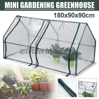 180x90x90cm Mini Greenhouse Home Outdoor Flower Plant Gardening Winter Shelter