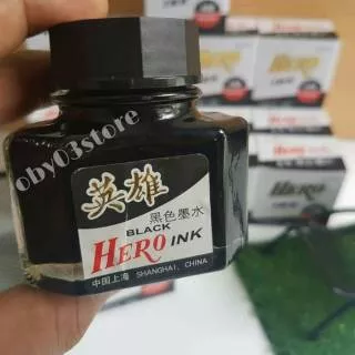 Tinta Hero Ink.  For All Fountain Pen. Pena Tinta