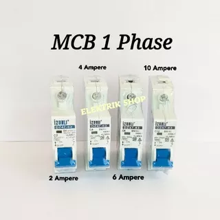 MCB 1 PHASE C2 C4 C6 C10 C16 / MCB 2A 4A 6A 10A 16A STANDARD SNI