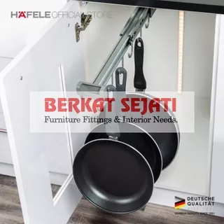 HAFELE Pan Hanger Rel Gantungan Panci Wajan Kuali Tarik Dorong Kitchen Set Dapur Minimalis