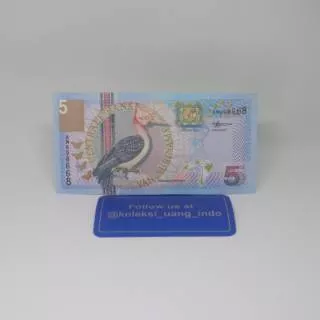 Uang Asing 5 Gulden Suriname 2000