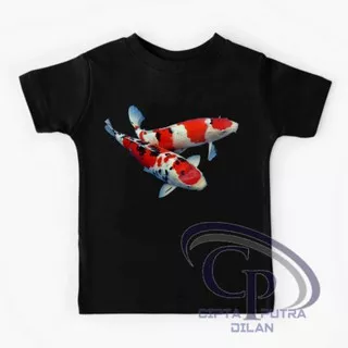 Kaos baju Anak/Kaos Ikan Koi/Kaos laki laki/Kaos perempuan/Kaos Cewek Cowok