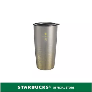 Starbucks Reserve Tumbler 16 Oz Stainless Gray Gold Reserve S11123301 (Tumbler Hot/Cold)