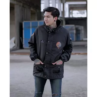 SALVIOHEXIA Jaket Casual Jaket Parasut Pria Bloodsuck Premium Jaket Parka Jaket Distro