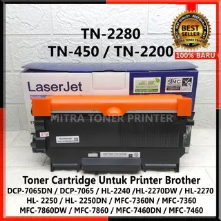 Toner Cartridge TN-2280 untuk printer Brother  DCP-7065/HL-2240/HL-2270/HL- 2250/MFC-7360/MFC-7860