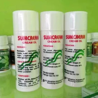 SumCream Sumbawa Cream Oil - Meredakan Sesak nafas DLL
