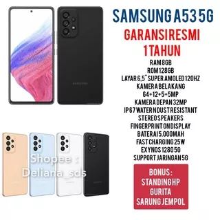 Samsung A53 8/128 8 128 8/128GB Garansi Resmi 1 Tahun Samsung A53 5G 8/128