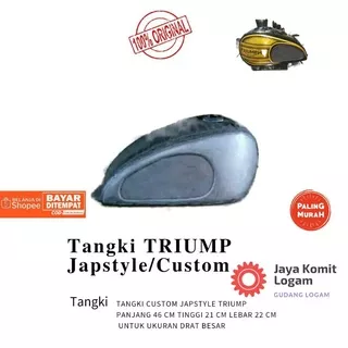 Tangki tengki Costum Japstyle Triumph dekok coak