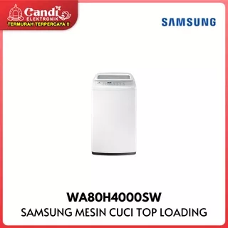 SAMSUNG Mesin Cuci Bukaan Atas Kapasitas 8 Kg WA80H4000SW