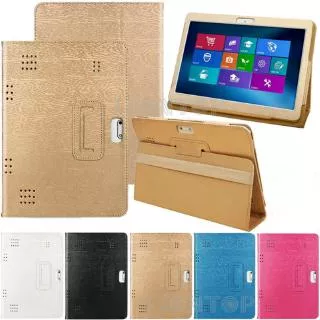 ?P&M? Universal Folio Leather Stand Cover Case For 10 10.1 Inch Android Tablet PC Holder