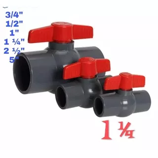 STOP KRAN 1 1/4 / BALL VALVE PIPA PVC  1 PER 4 INCH TERMURAH