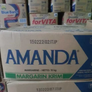 Margarine / Mentega Amanda Kemasan 15 kg / 1 Dus