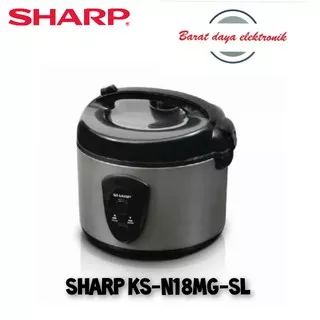 MAGIC COM SHARP KS-N18MG-SL Rice Cooket Silver