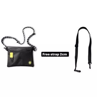 Tas selempang waterproof slingbag mini ANTI AIR simple murah cardholder CROWN
