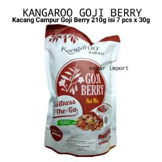 KANGAROO GOJI BERRY 210G NUTS MIX ISI 7 PACK KACANG