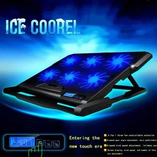 Cooling Pad Laptop 6 Fan coolingpad kipas pendingin leptop notebook netbook gaming cooler pad