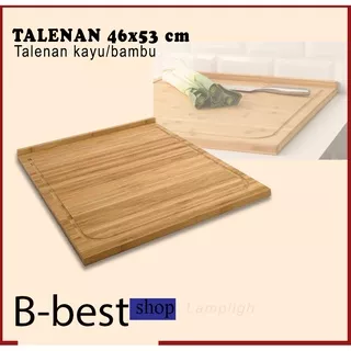 TALENAN KAYU Chopping Board 46x53 cm TALENAN BAMBU talenan pemotong serbaguna