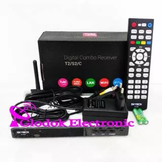 SKYBOX A-1 PRO COMBO AVS PLUS H264 H265 HEVC DVB-S2 DVB-T2 RECEIVER PARABOLA SKYBOX A1 PRO COMBO