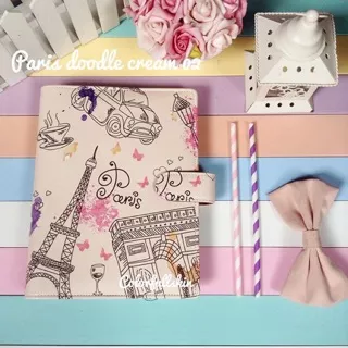 Paris doodle cream 02