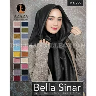 [READY] Hijab Shinar Bella Square Shinar Glamour | Hijab Gliter | Hijab Glowing | Hijab Sinar Kondangan | Hijab Gliter